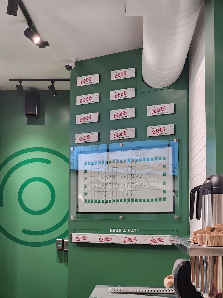 Menu, Krispy Kreme Café