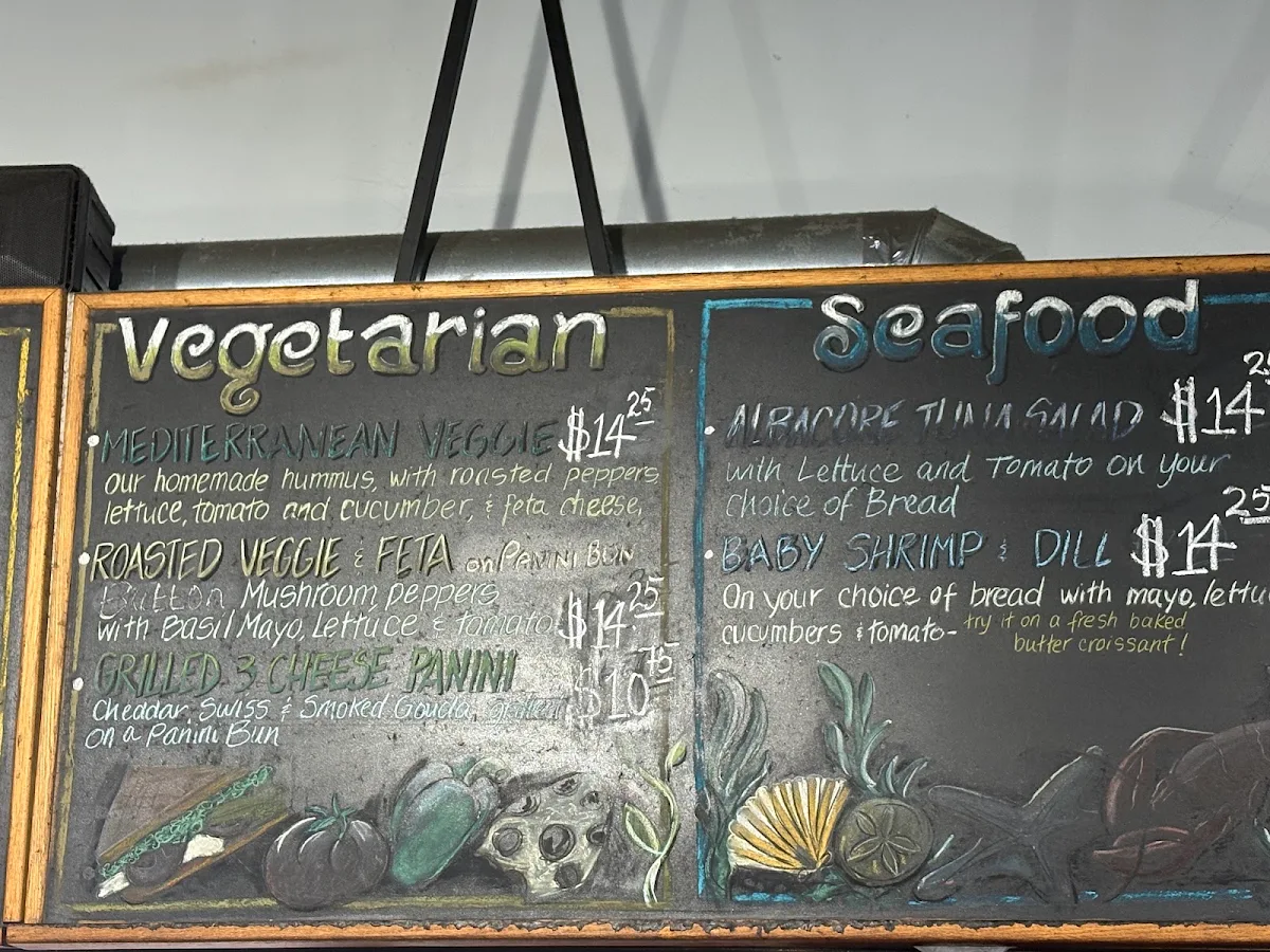 Menu, Max's Bakery & Delicatessen