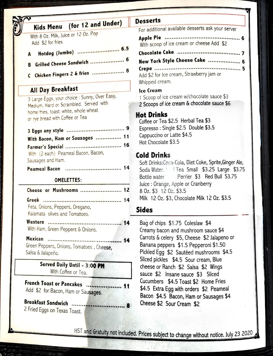 Menu photo 1