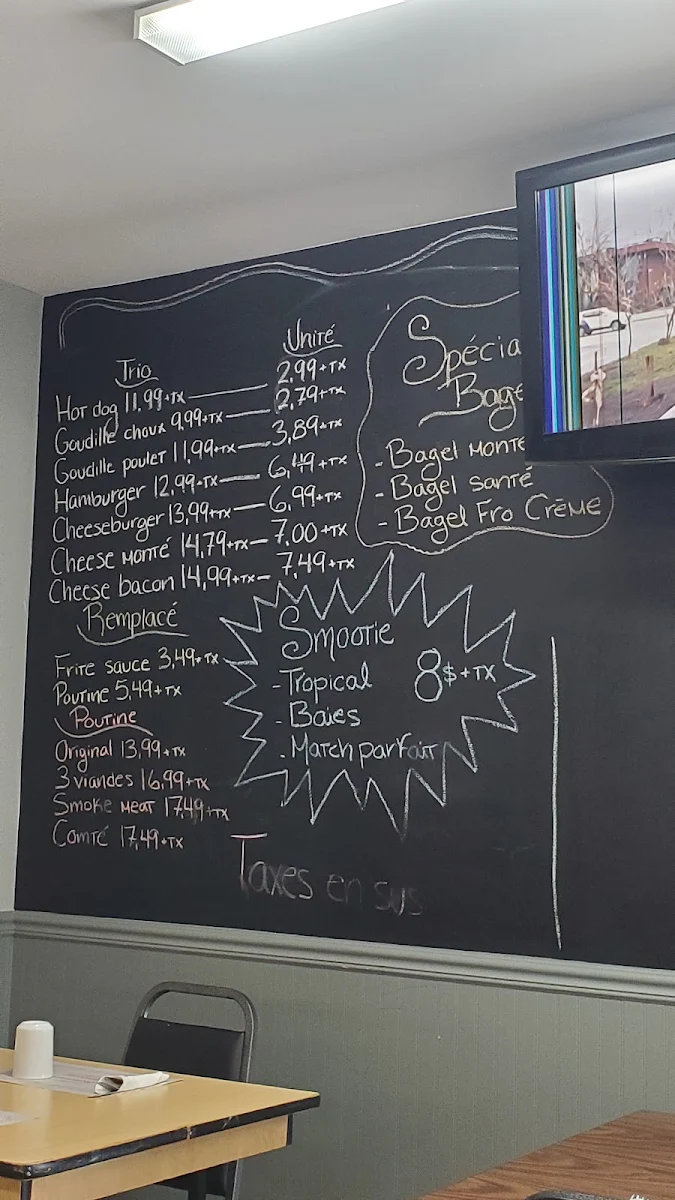 Menu, Resto de la Montée