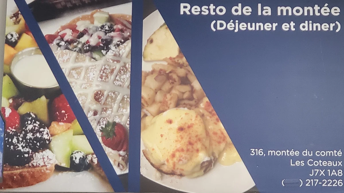 Menu, Resto de la Montée