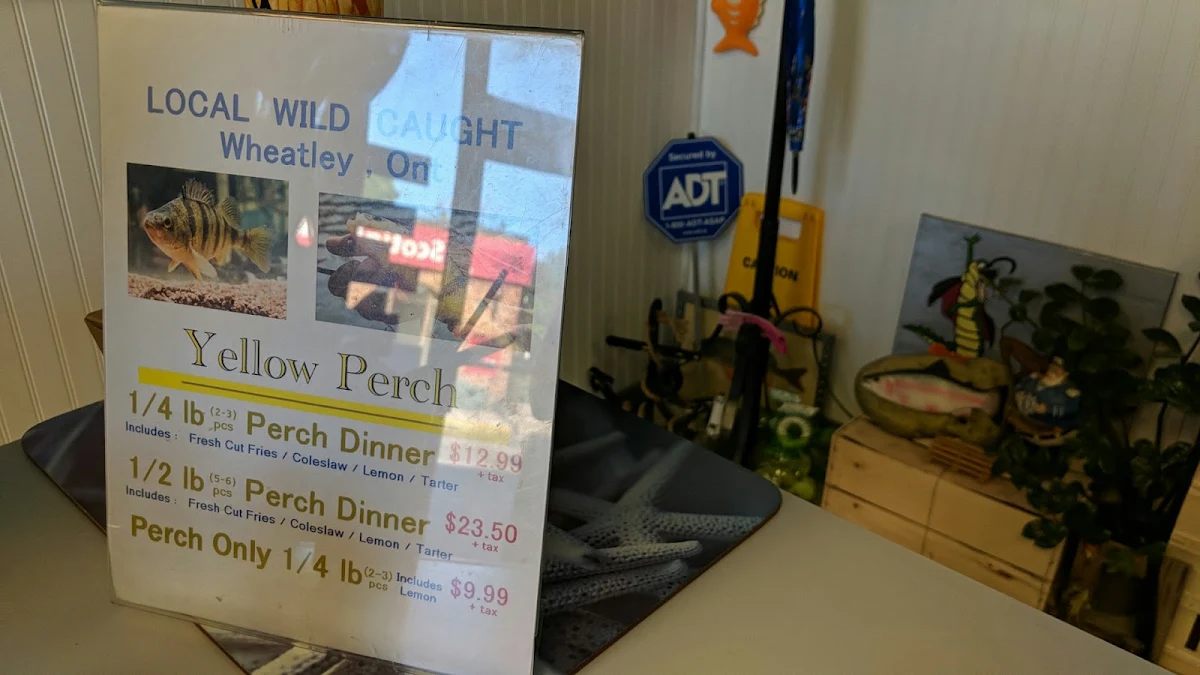 Menu, William's Fish & Chips Take-Out