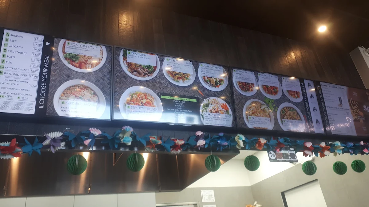 Menu, Thai Express The Shops at Buffalo Run