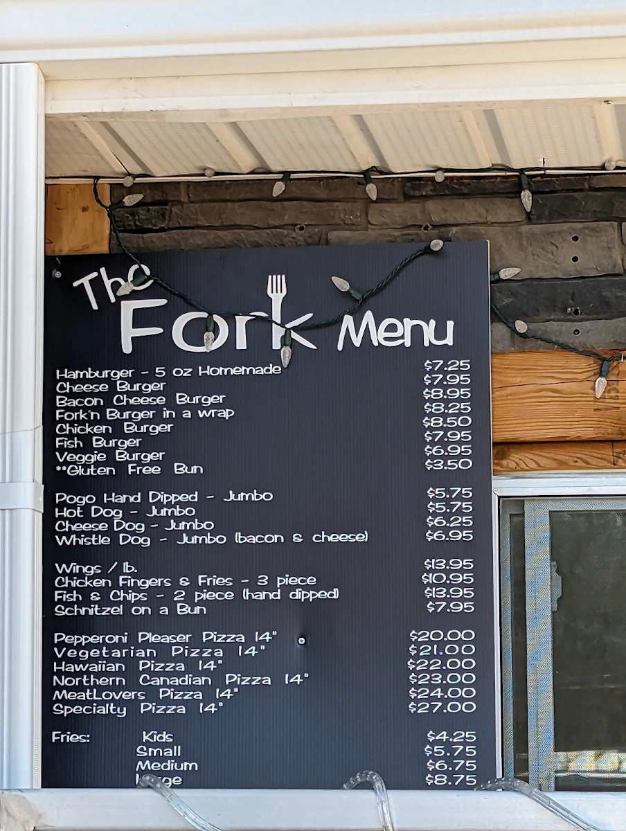 Menu, The Fork