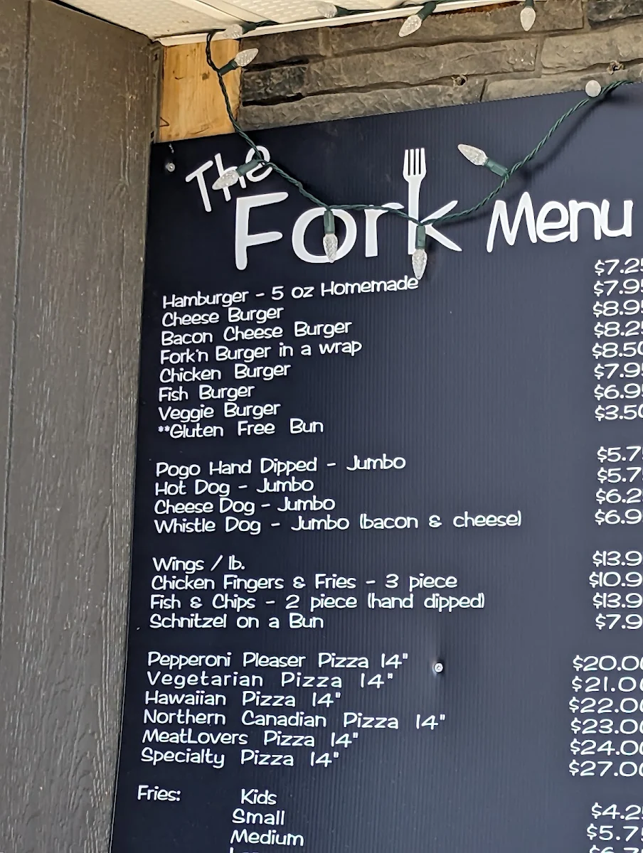 Menu, The Fork