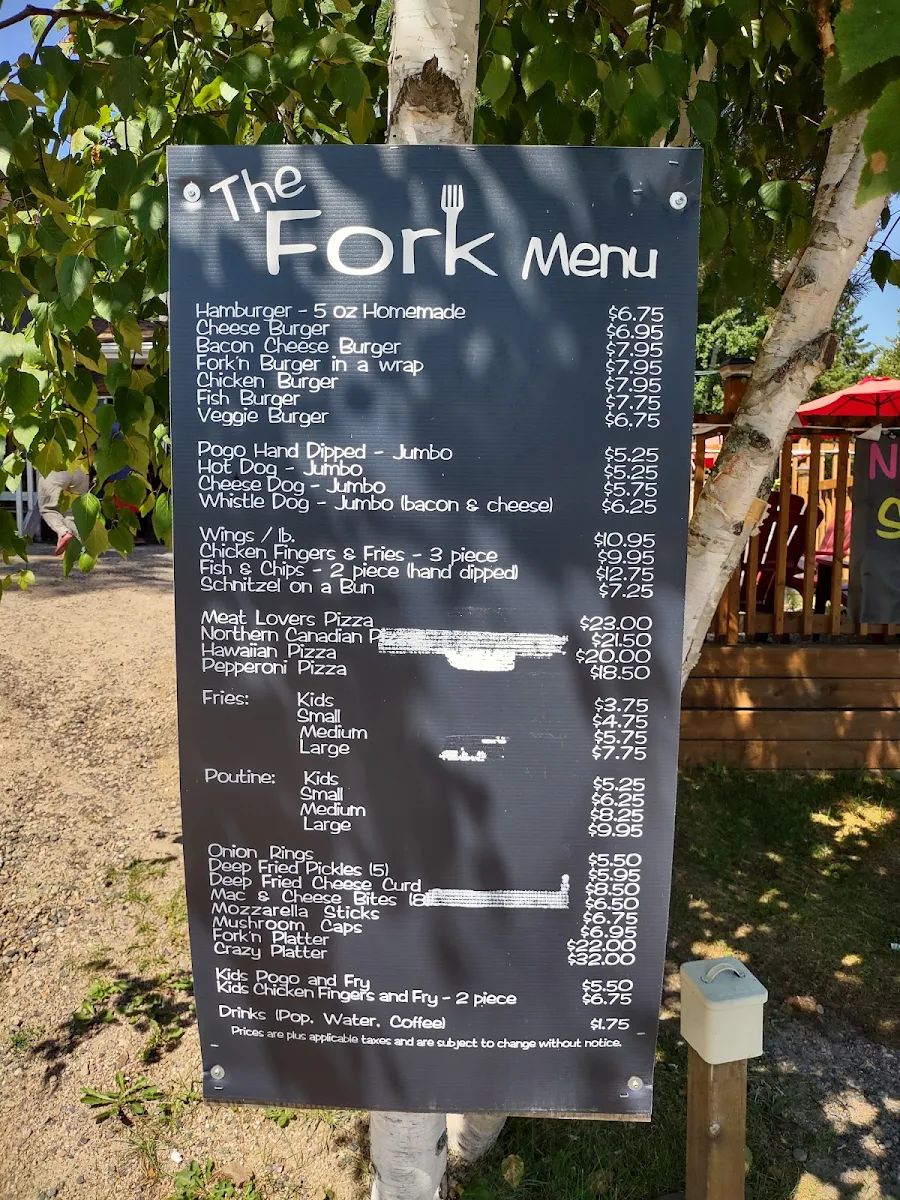 Menu, The Fork