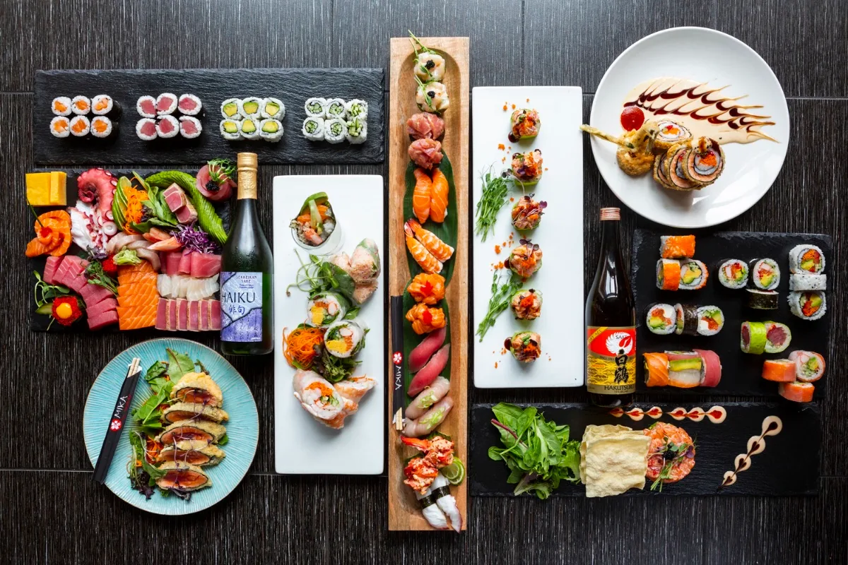 Menu, Mika Sushi-Bar