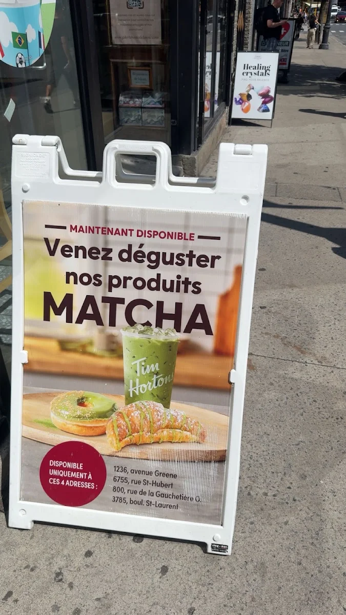 Menu, Tim Hortons