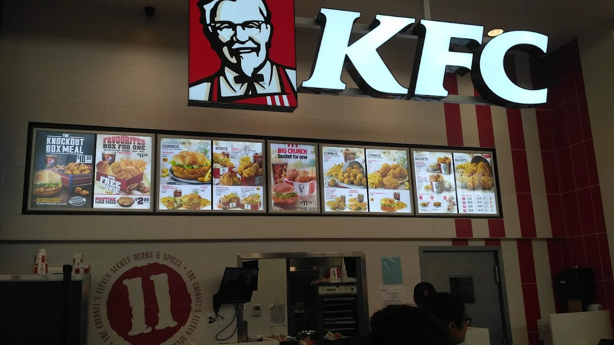Menu, KFC
