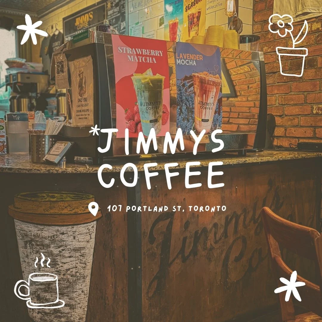 Menu, Jimmy's Coffee