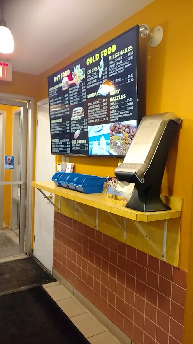 Menu, Chips & Dairy Fast Food