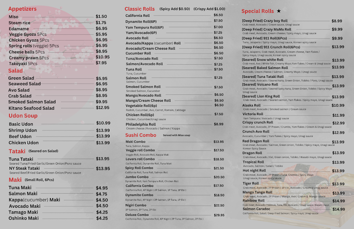 Menu photo 1