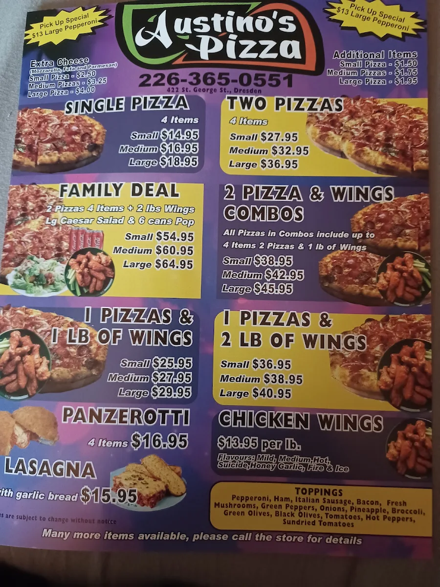 Menu photo 1
