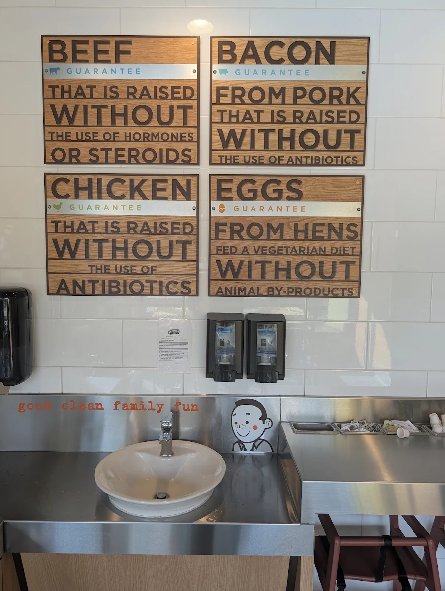 Menu, A&W Canada