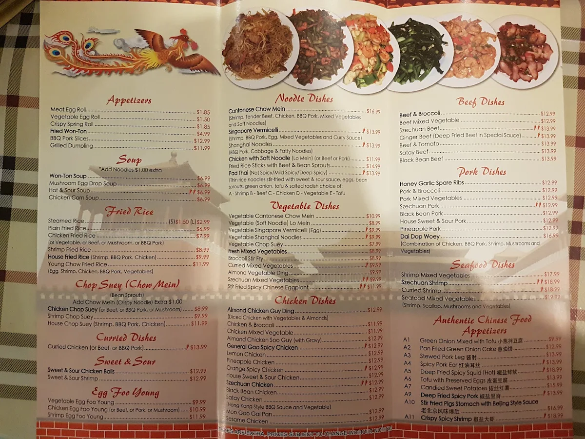 Menu, Best Choice Chinese Food Restaurant