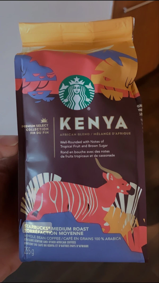 Menu, Starbucks