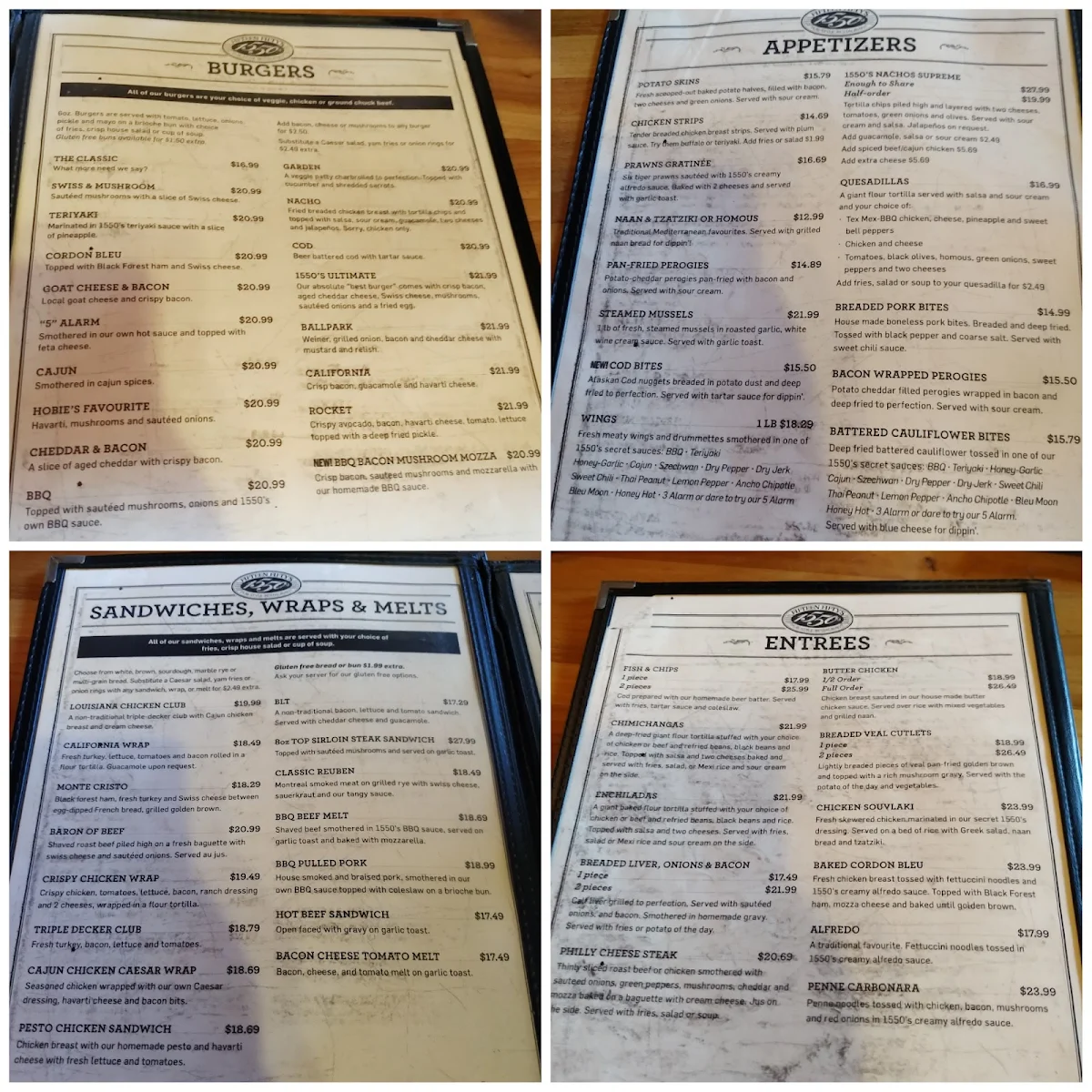 Menu, The Rack Bistro Saanich