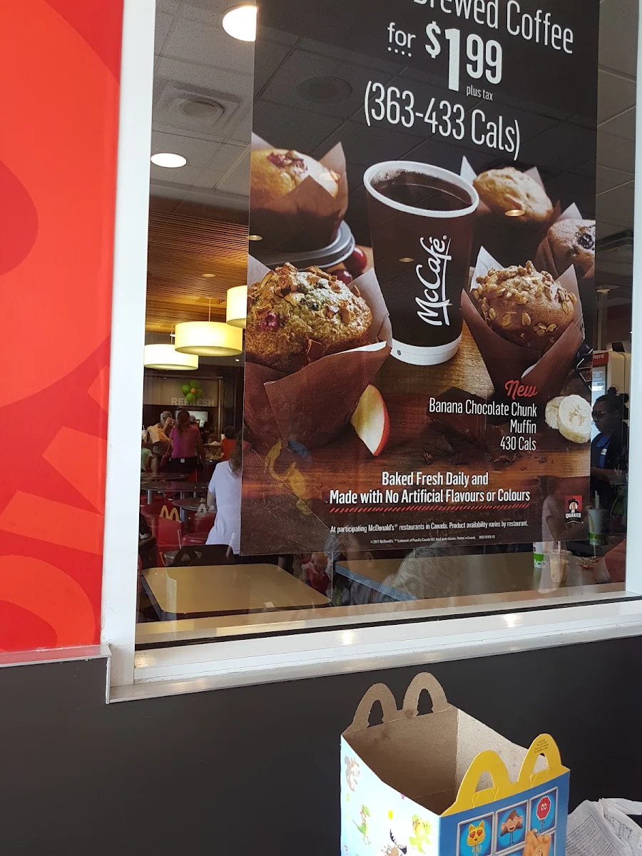 Menu, McDonald's