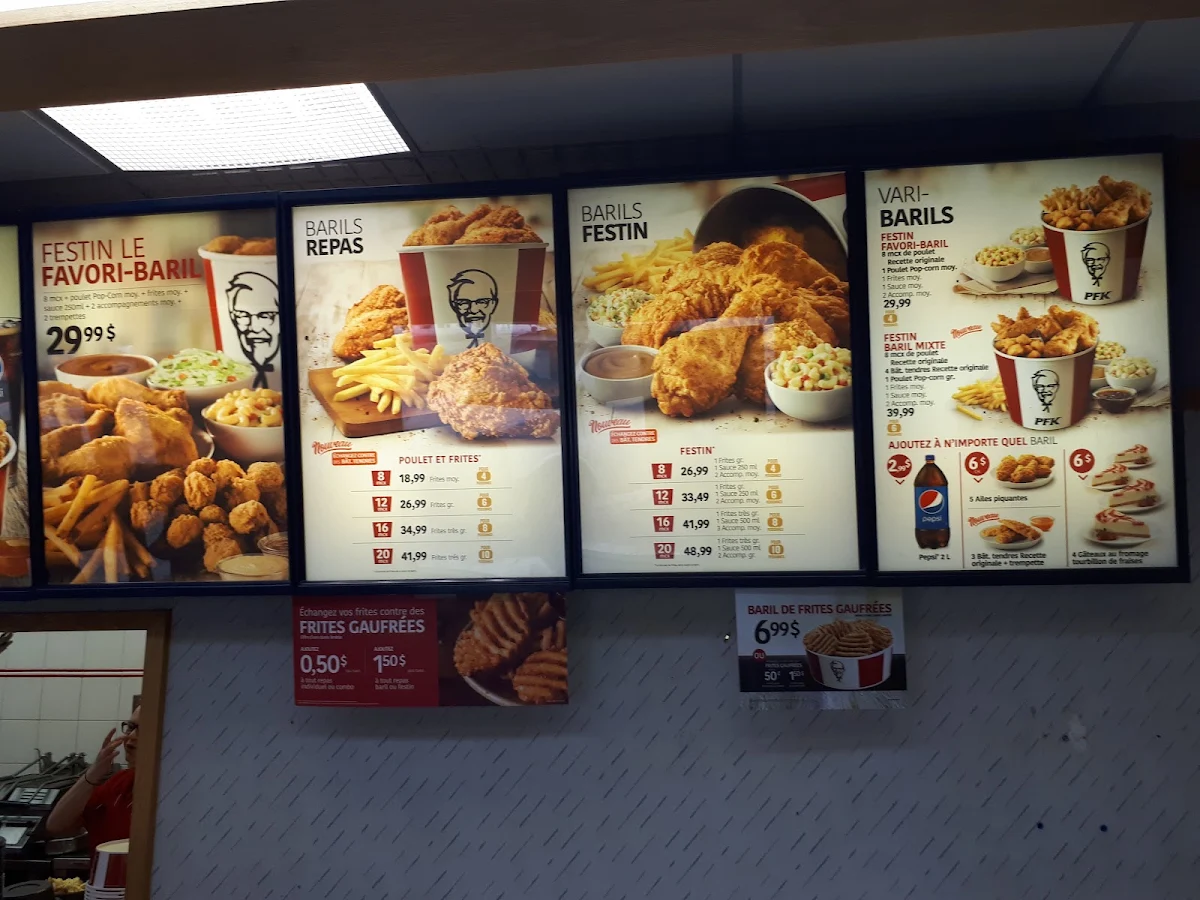 Menu, PFK
