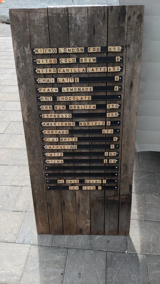 Menu, Flyte Cafe