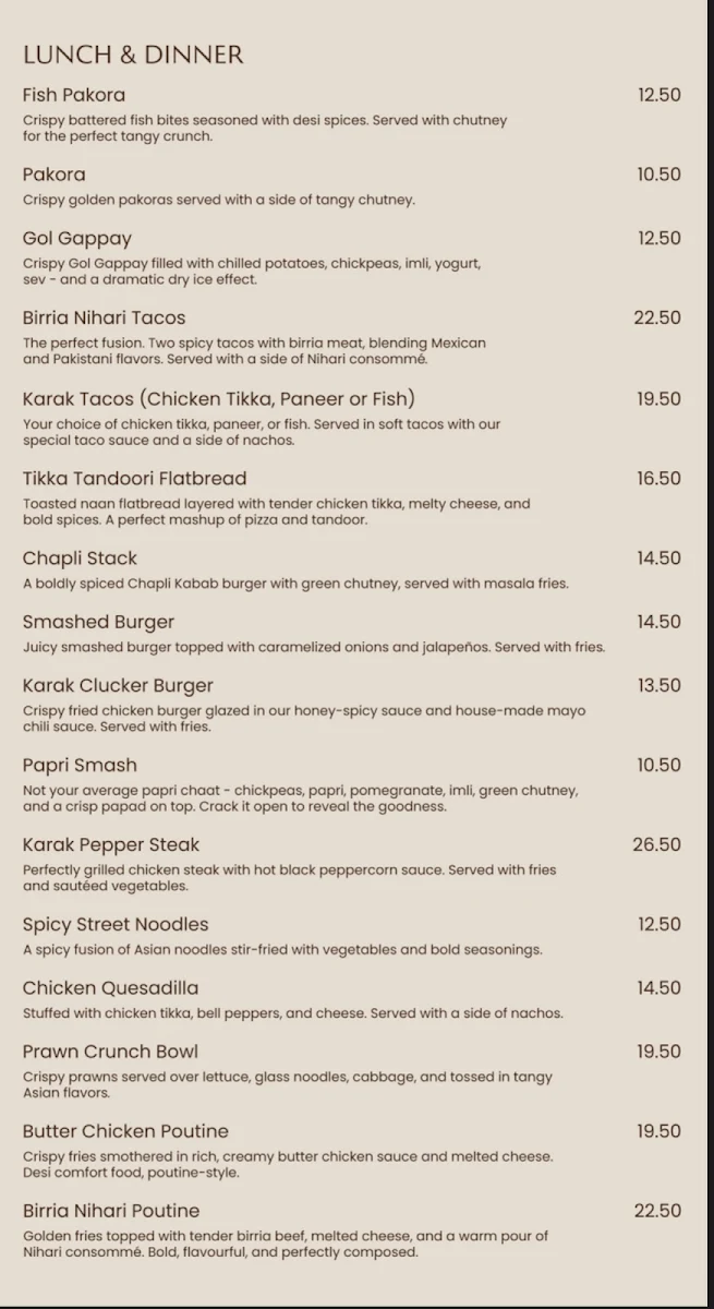 Menu photo 1