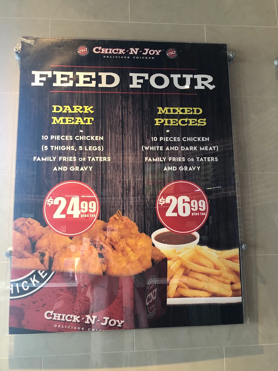 Menu, CHICK•N•JOY