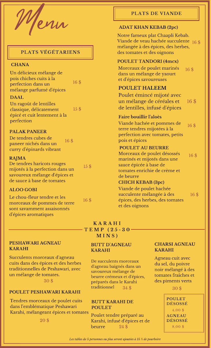 Menu photo 1