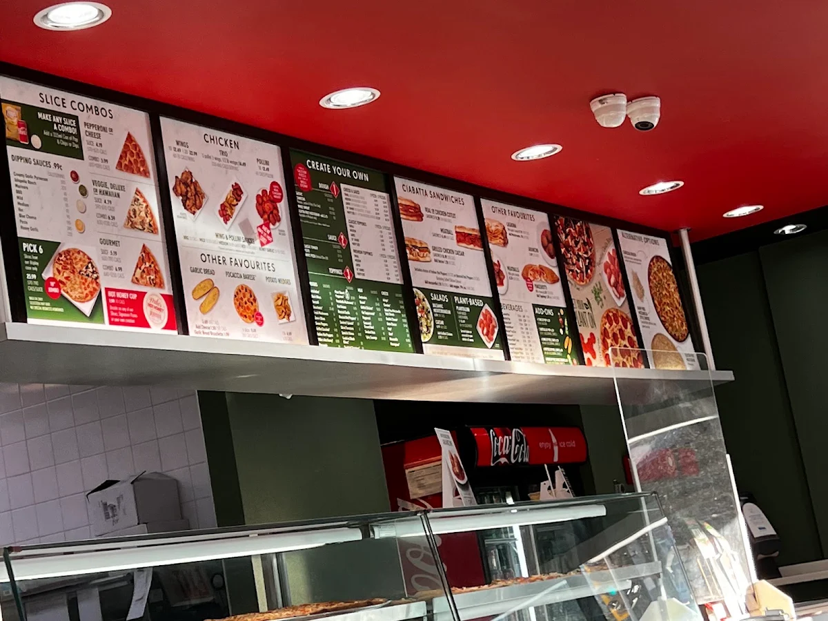 Menu, Pizza Nova