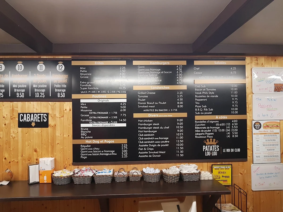 Menu, Patate Lou-Lou