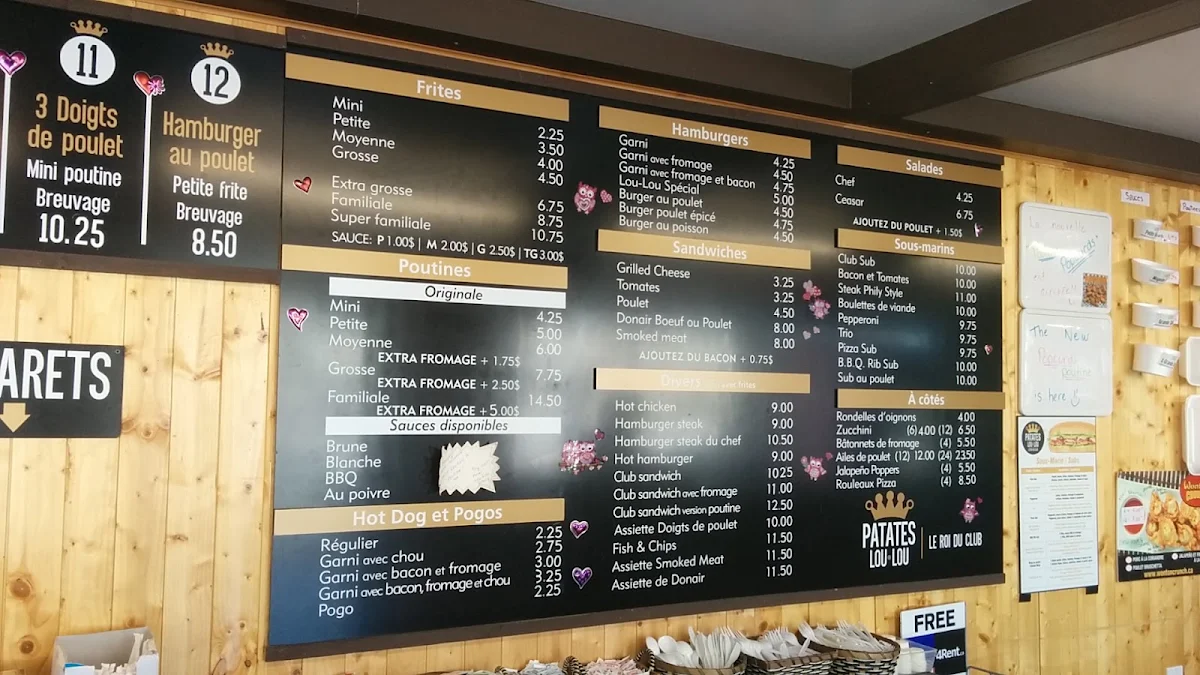 Menu, Patate Lou-Lou
