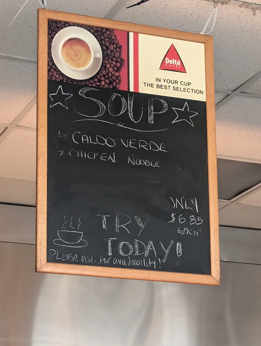 Menu, Lisboa Bakery & Grill