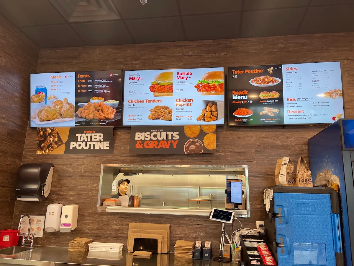 Menu, Mary Brown's Chicken
