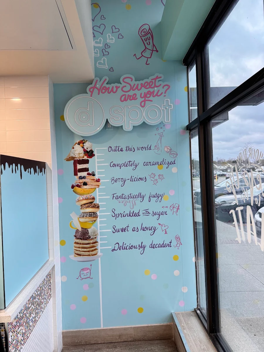 Menu, D Spot Desserts Burlington