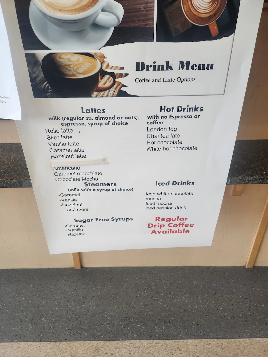 Menu, Cool Beans Café