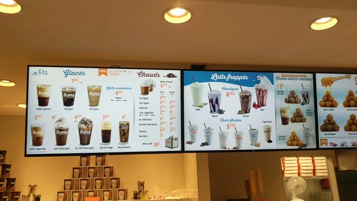 Menu, Mr. Puffs
