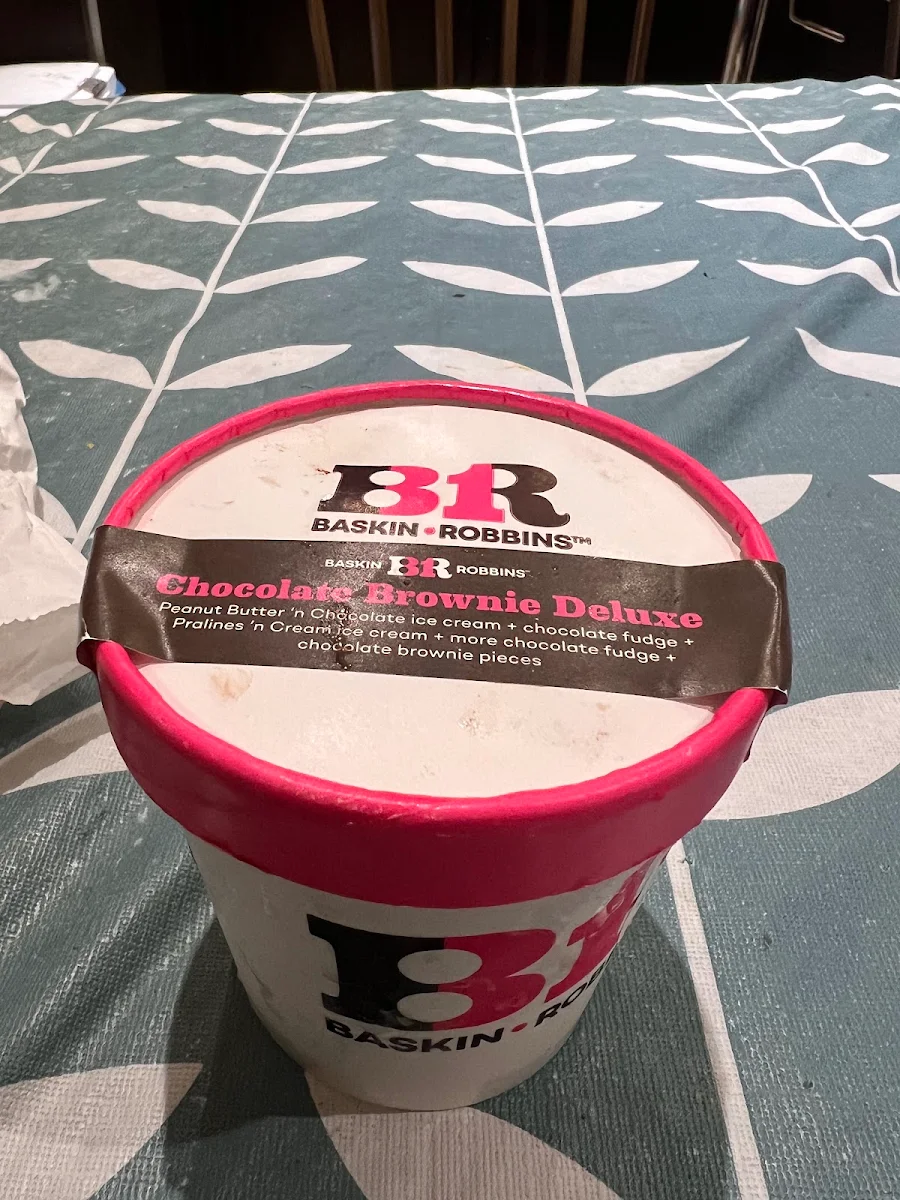 Menu, Baskin-Robbins