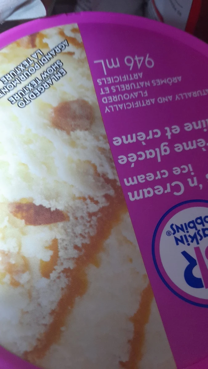 Menu, Baskin-Robbins
