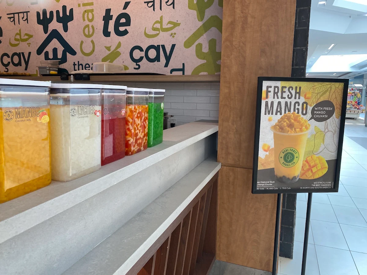 Menu, Real Fruit Bubble Tea