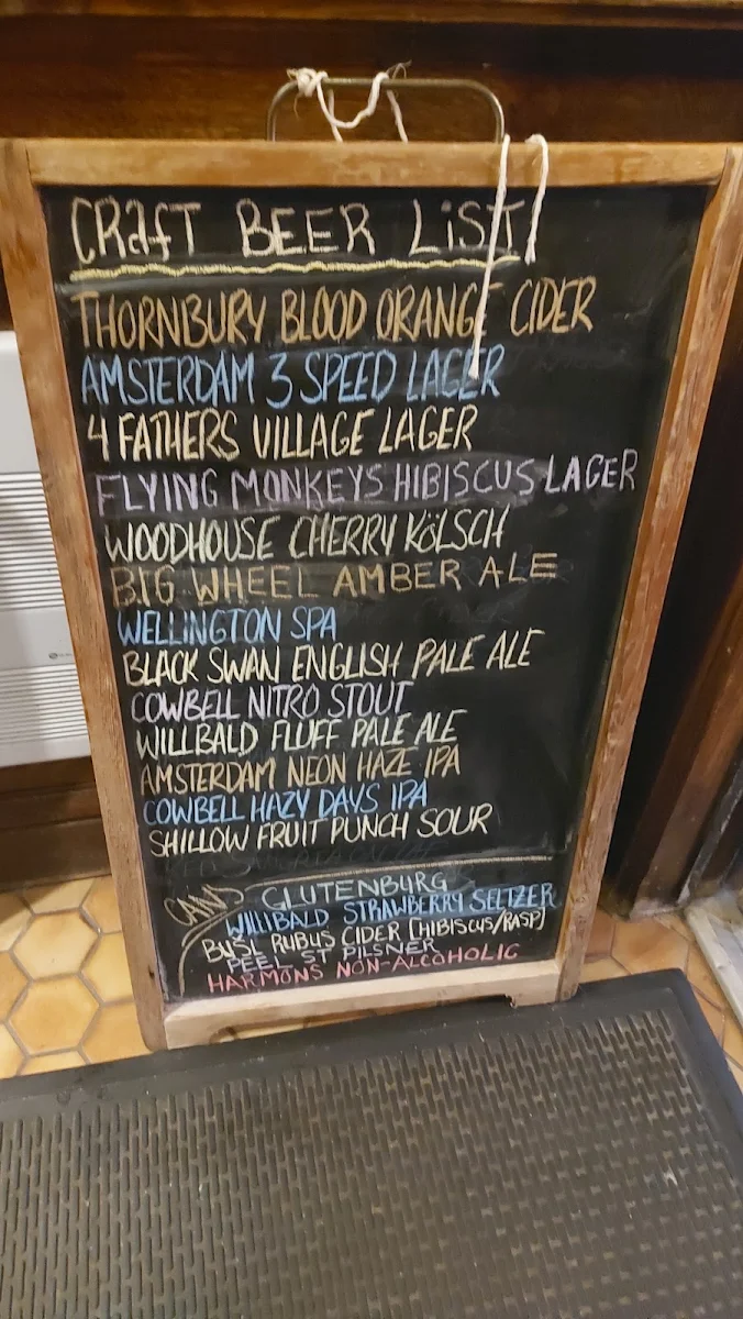 Menu, Thirteen Food & Beverage