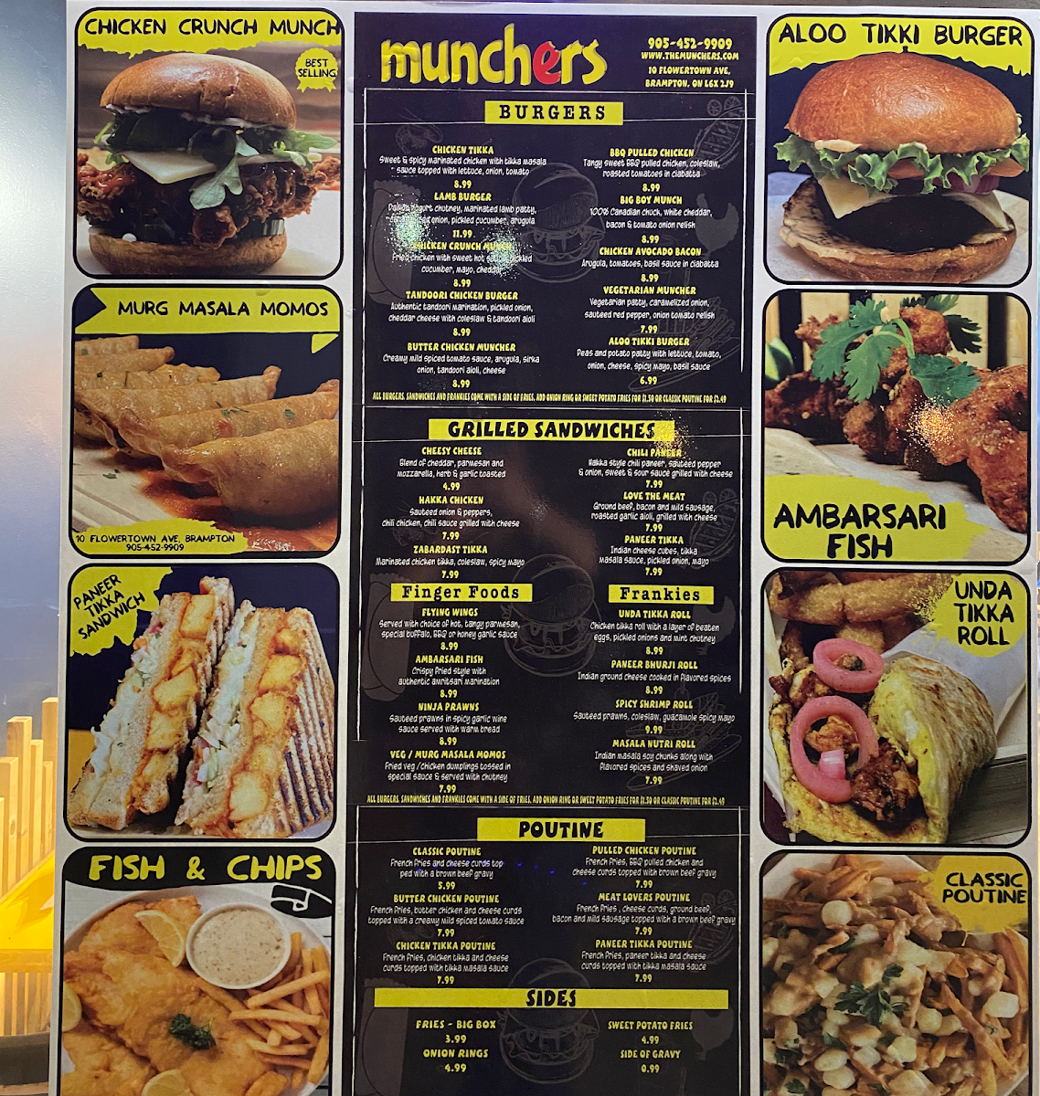 Menu, Munchers