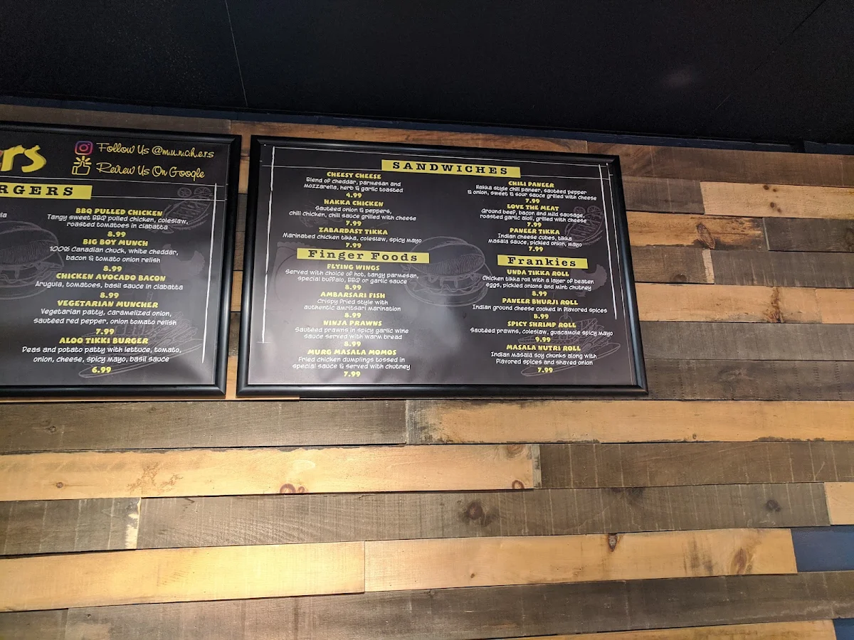 Menu, Munchers