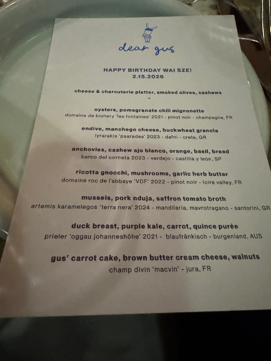 Menu photo 1