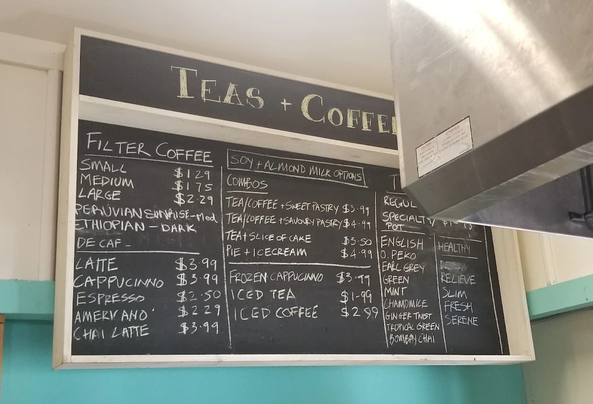 Menu, Stuff'd Ice Cream, Bakery and Cafe