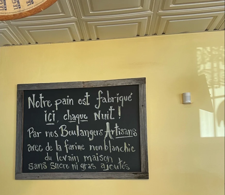 Menu, La Petite Grange - Valleyfield