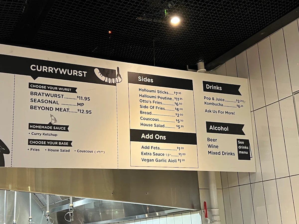 Menu, OTTOS BERLIN DONER