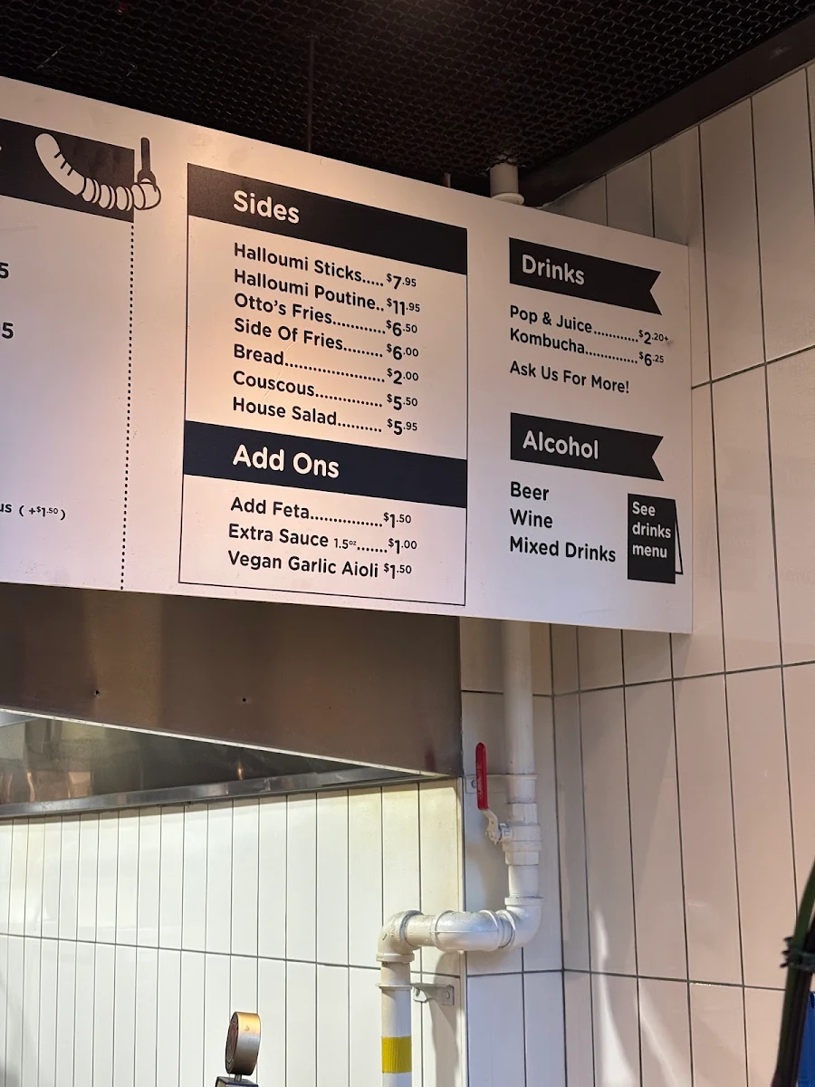 Menu, OTTOS BERLIN DONER