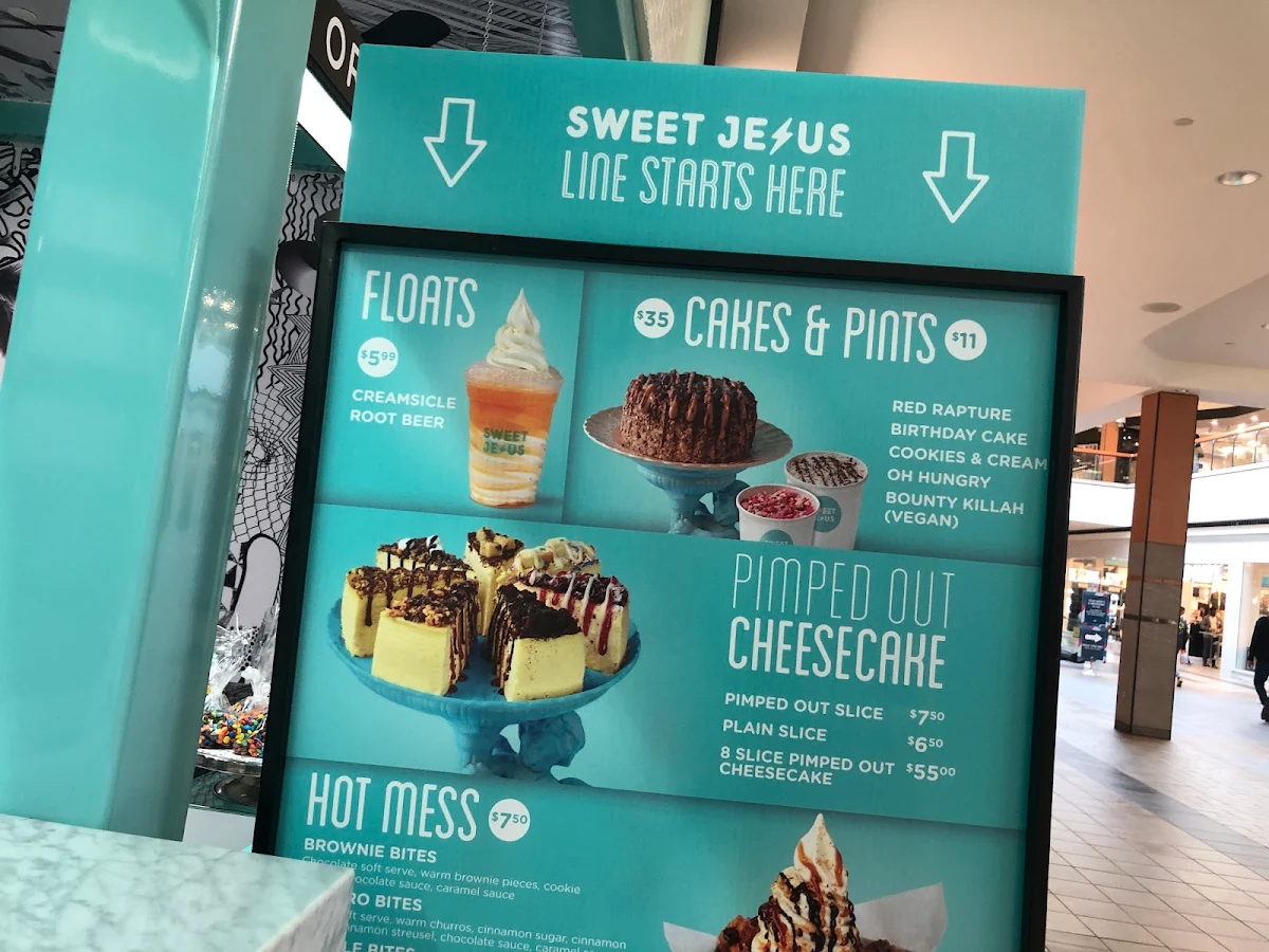 Menu, Sweet Jesus