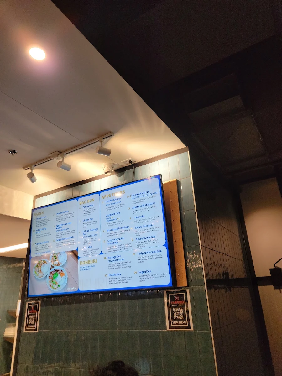Menu, Gusto North