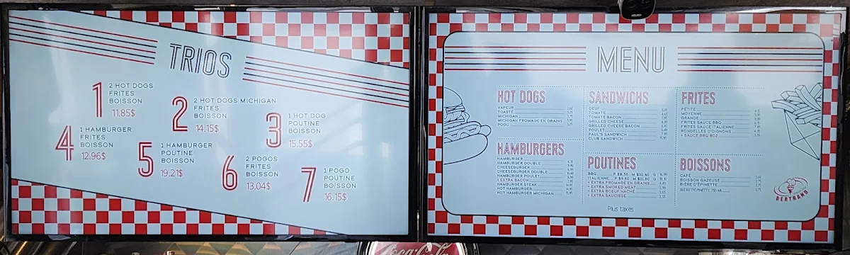 Menu, Paul Patates