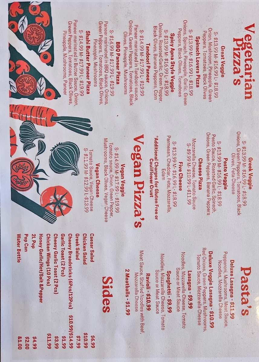 Menu, PIZZA BOXX